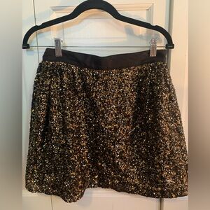 Club Monaco sequin mini skirt